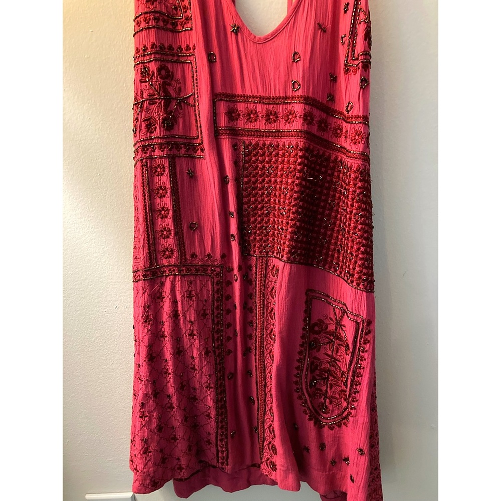 Free People Name Brand Beaded Mini Dress 💕✌️
